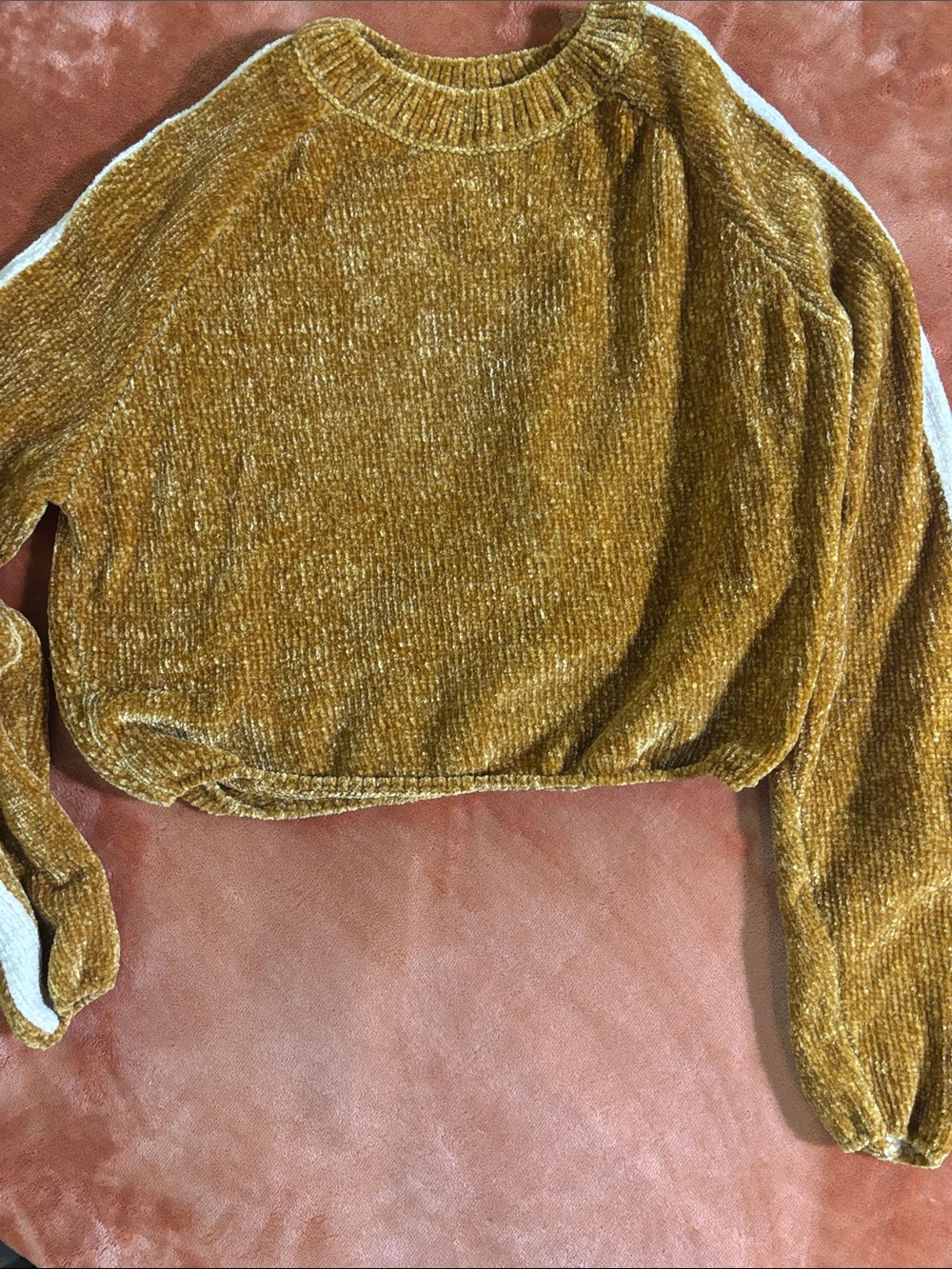 Charlotte Russe Soft Chenille Mustard Sweater